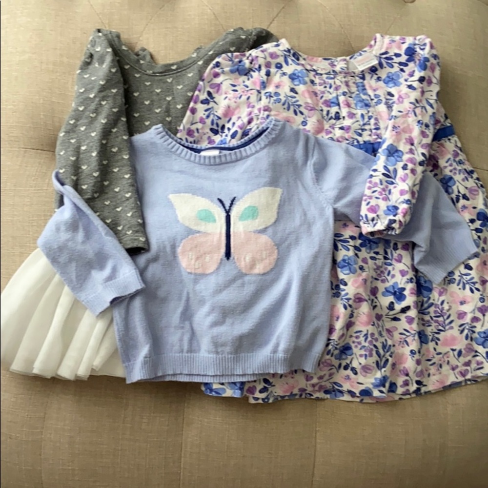 BUNDLE of THREE Tops 18-24Months